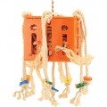 Crazy Leather Box - Small - Reusable Foraging Parrot Toy