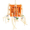 Crazy Leather Box - Medium - Reusable Foraging Parrot Toy
